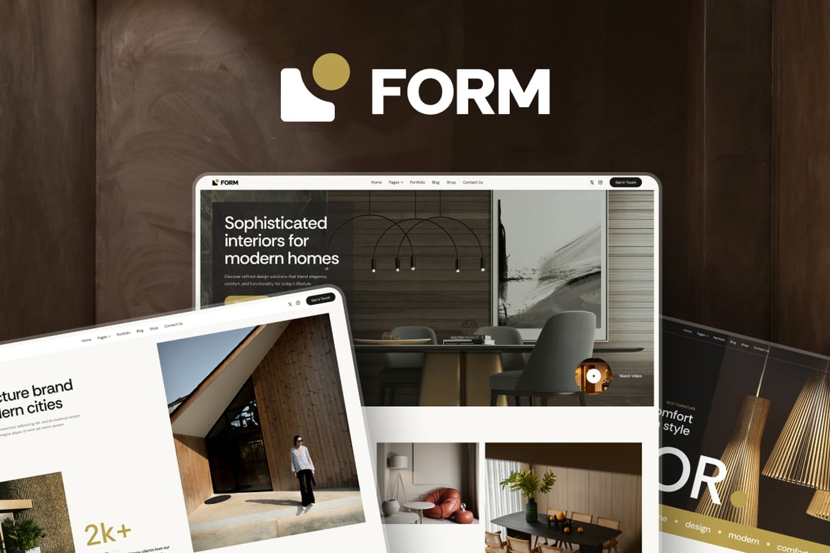 Tema WordPress Form: Solusi Ideal untuk Bisnis Arsitektur & Desain Anda