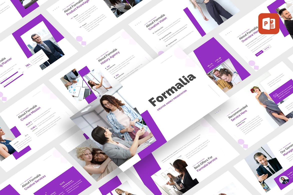 Formalia - Template PowerPoint Kreatif untuk Presentasi Profesional