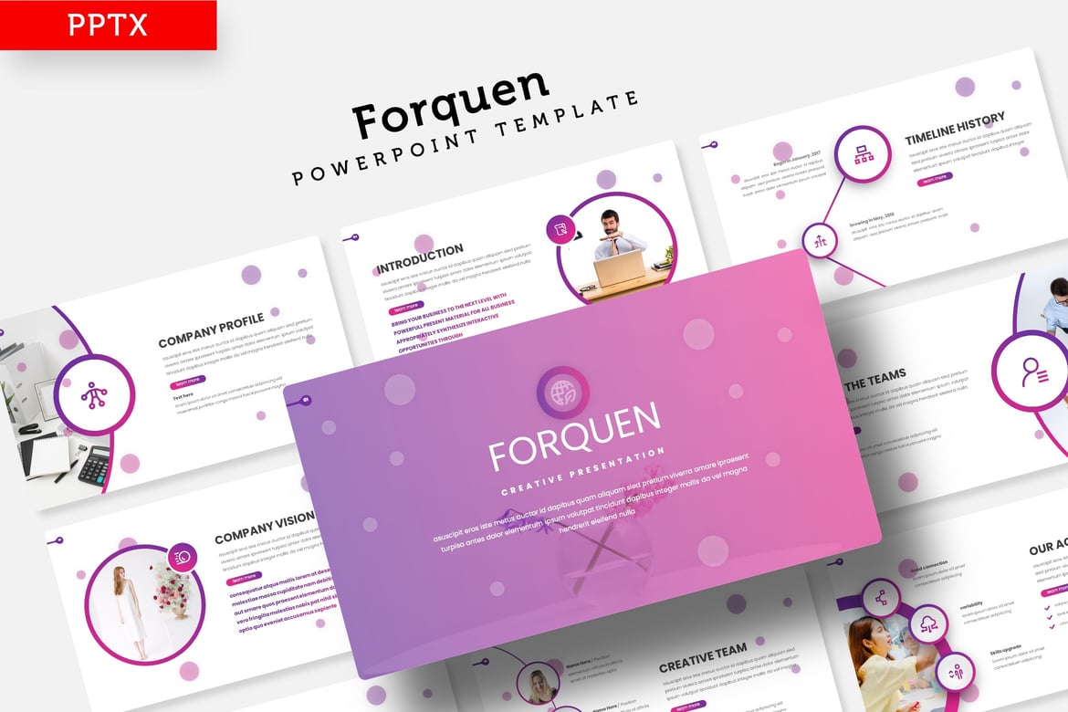 Forquen - Template Powerpoint yang Menarik dan Profesional