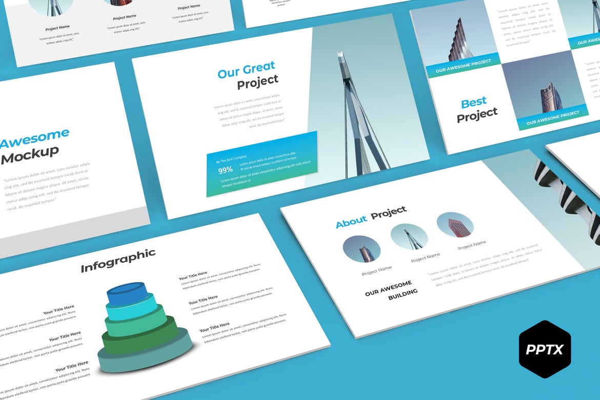 Forte - Template PowerPoint Serbaguna untuk Presentasi Menarik