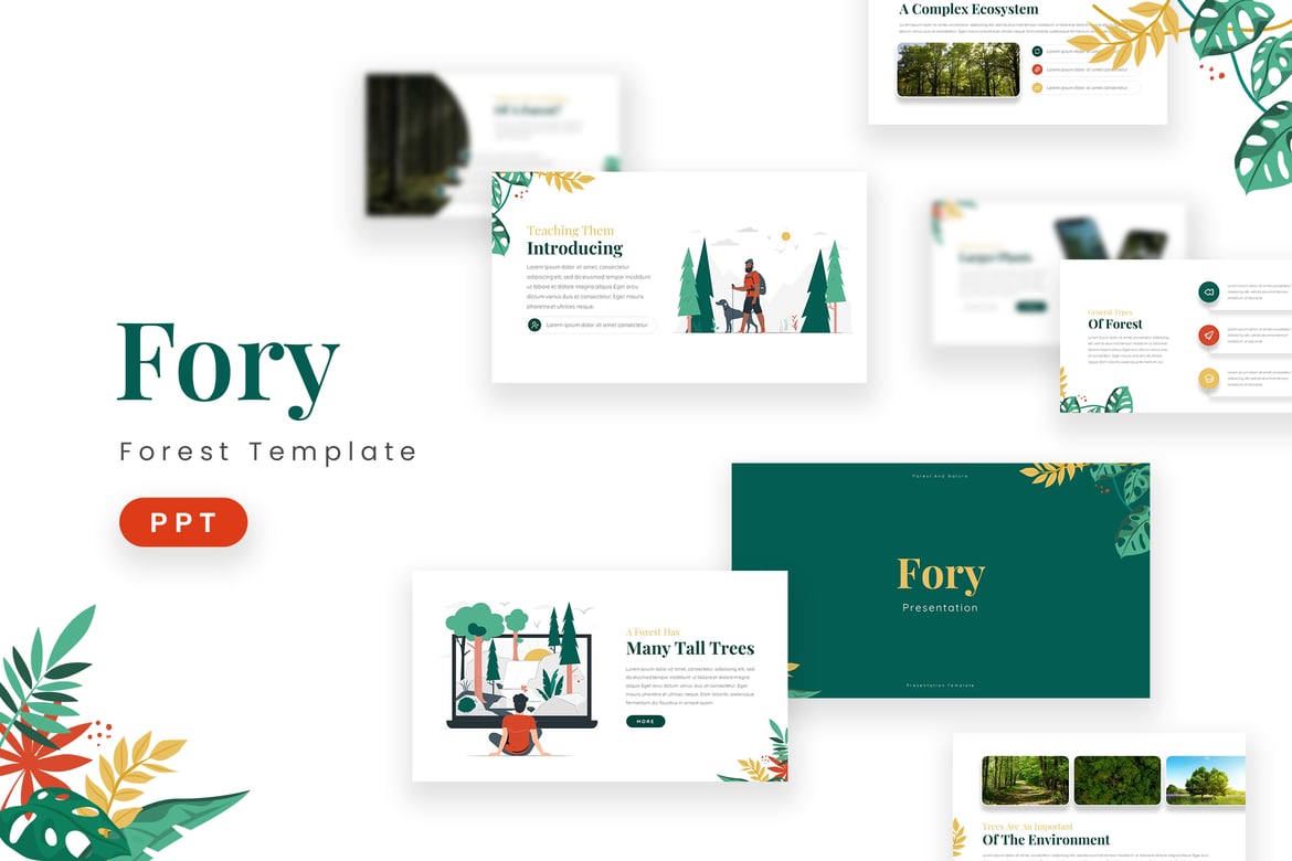 Fory - Template Presentasi PowerPoint Menarik dan Profesional