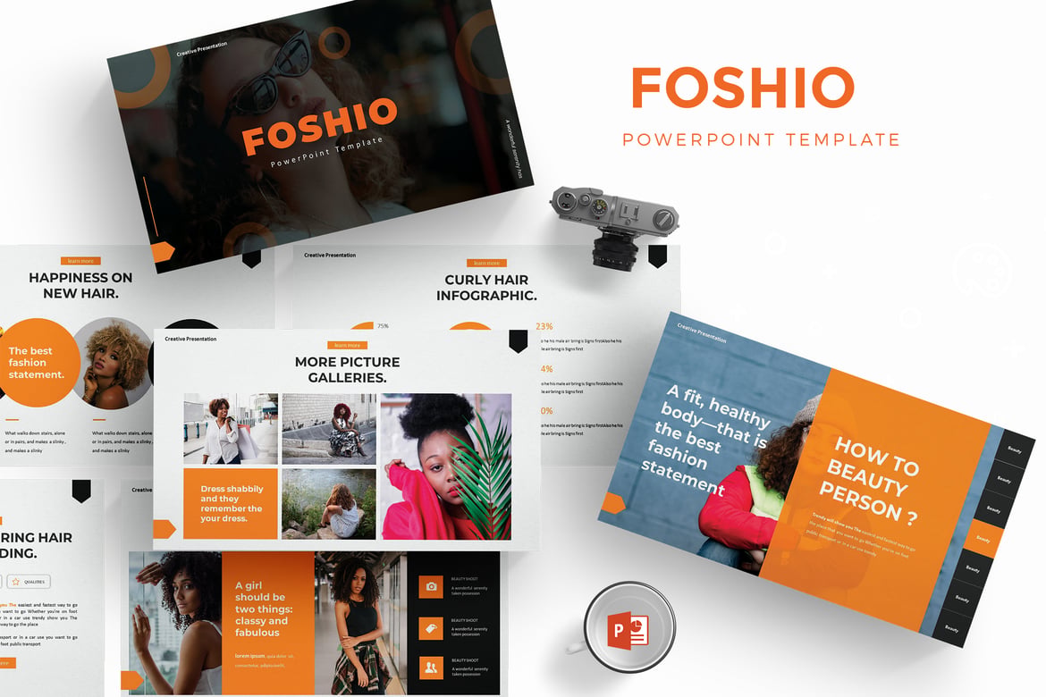 Foshio - Template PowerPoint Serbaguna untuk Presentasi Menarik