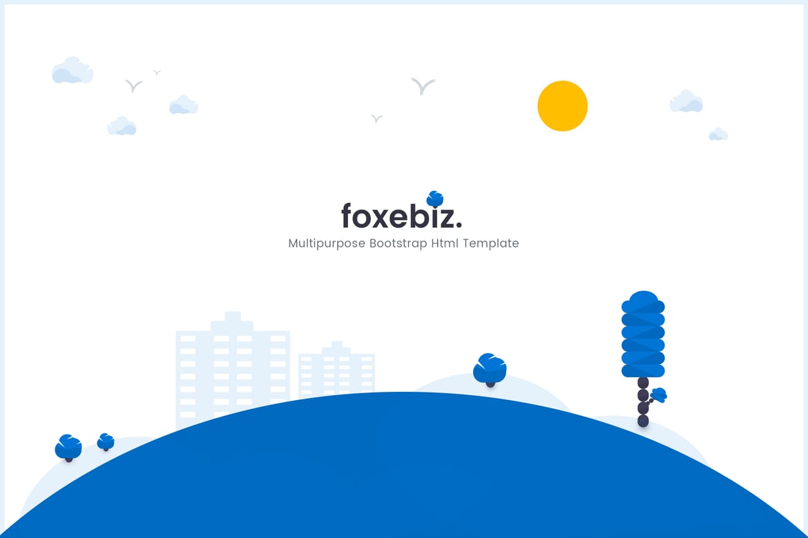 Foxebiz - Template Website Serbaguna Modern