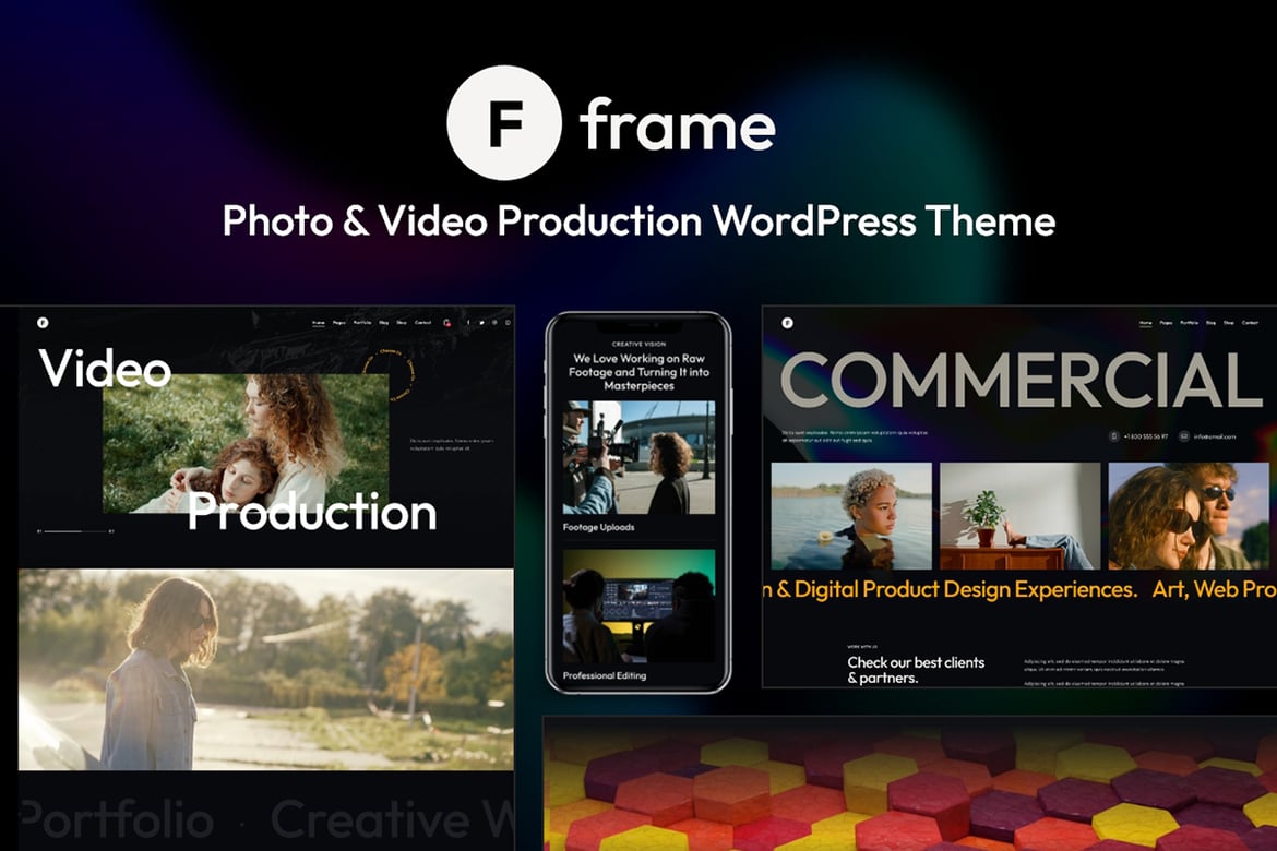Tema WordPress Foto yang Menawan dan Responsif - Frame