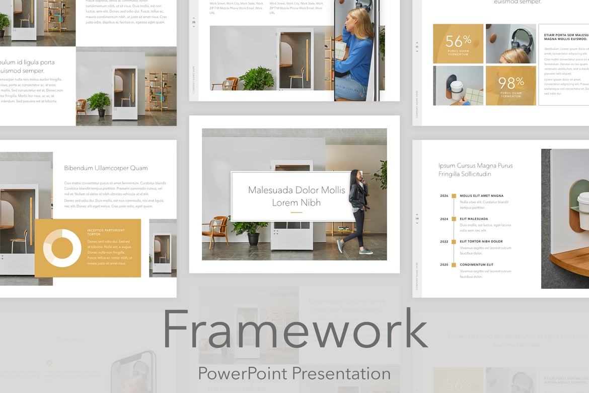 Template PowerPoint Framework yang Profesional dan Modern