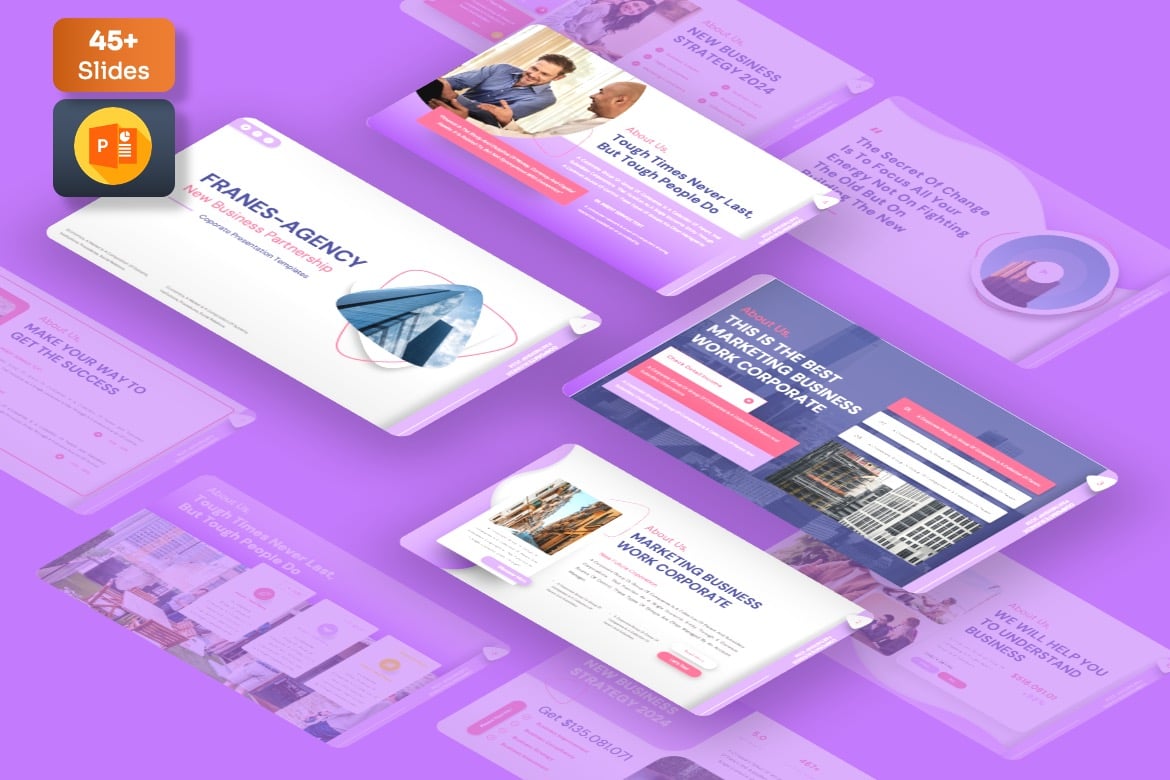 Franes - Template Presentasi PowerPoint Profesional