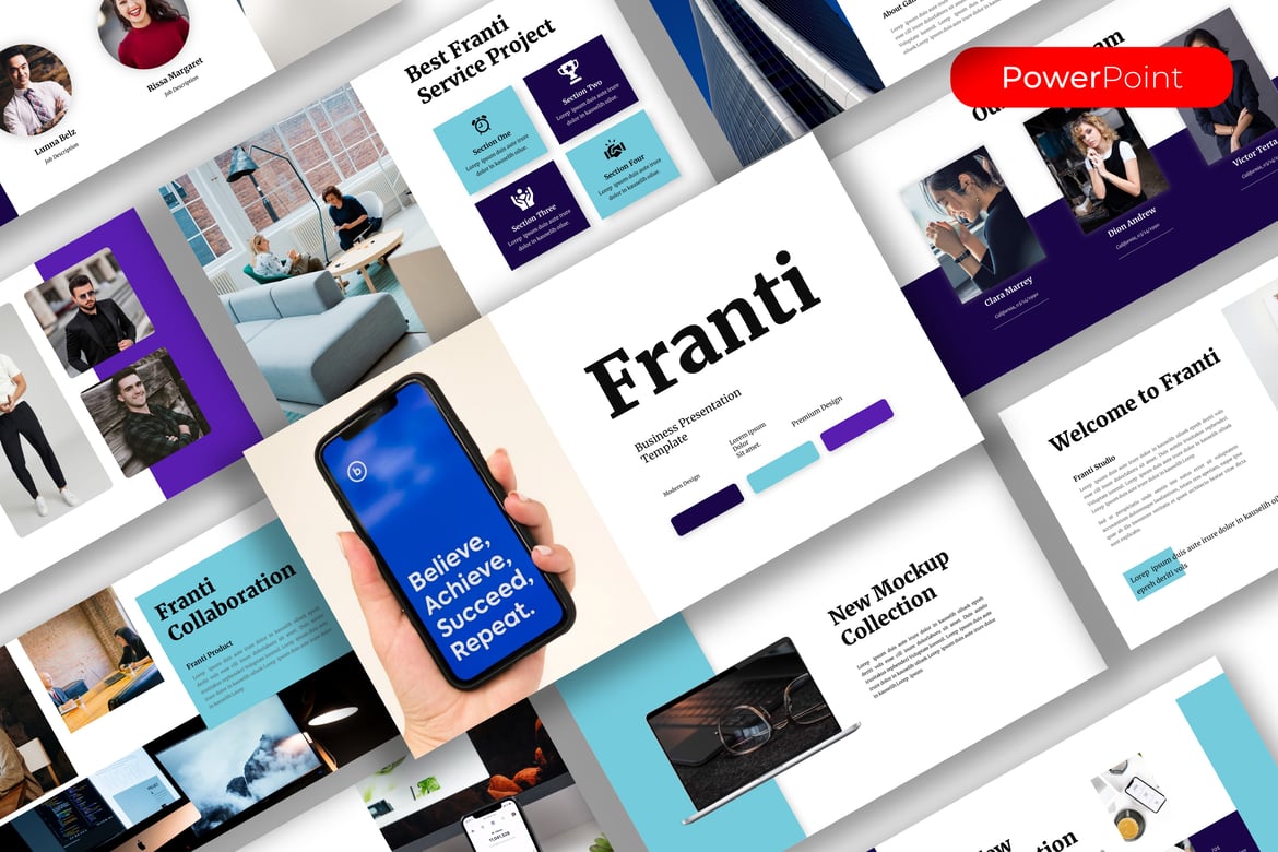 Franti – Template Presentasi PowerPoint Profesional