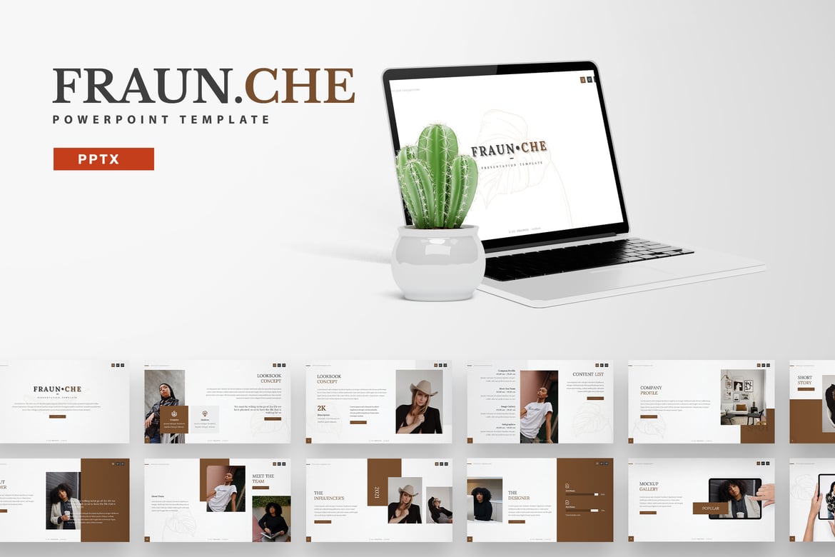 Franuche - Template PowerPoint Profesional untuk Presentasi Anda