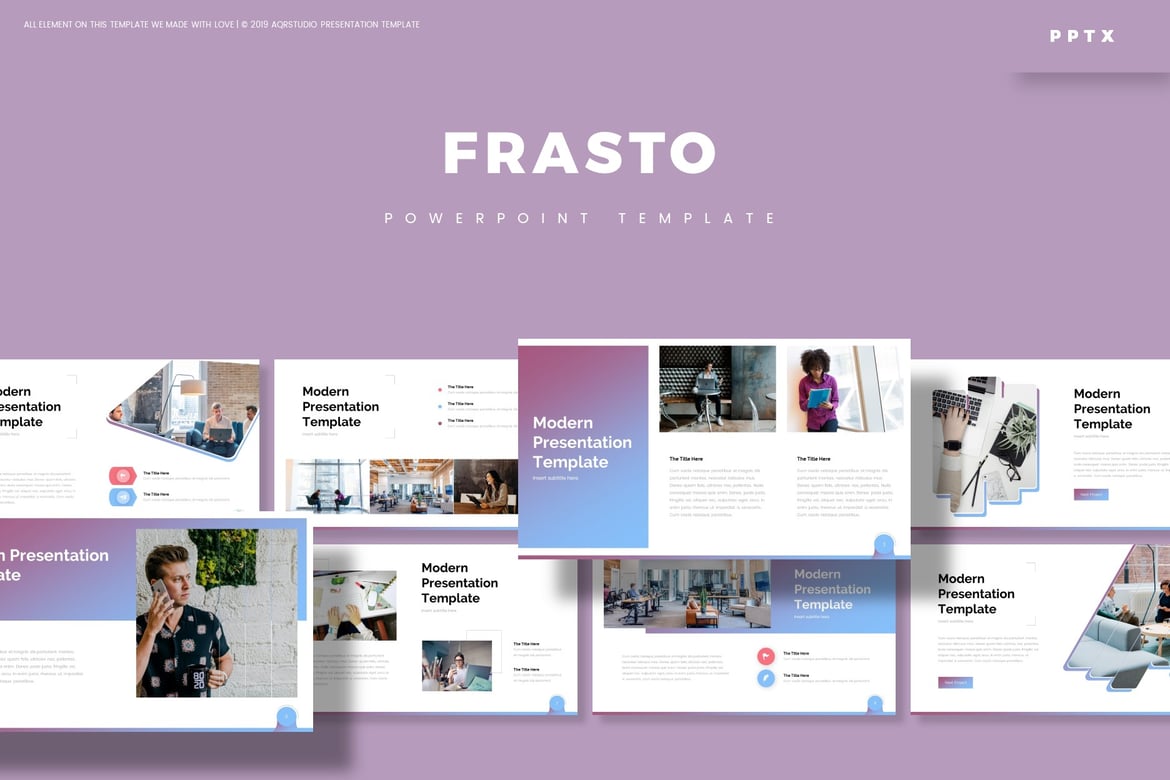 Frasto - Template PowerPoint Serbaguna yang Menarik