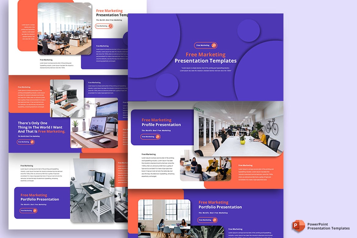 Template PowerPoint Pemasaran Gratis yang Menarik dan Profesional