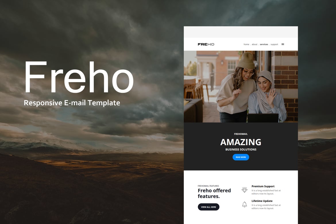 Freho - Template Email Responsif Modern dan Menarik