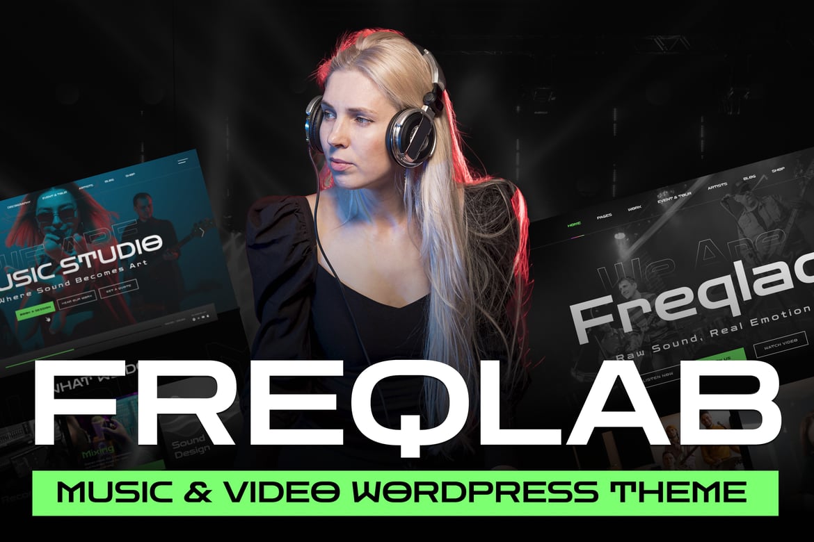 Freqlab - Tema WordPress untuk Musik dan Video yang Memukau