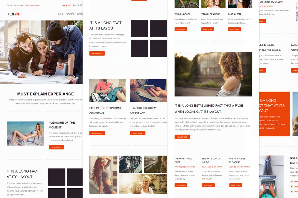 Fresh Mail - Template E-mail Responsif yang Menawan