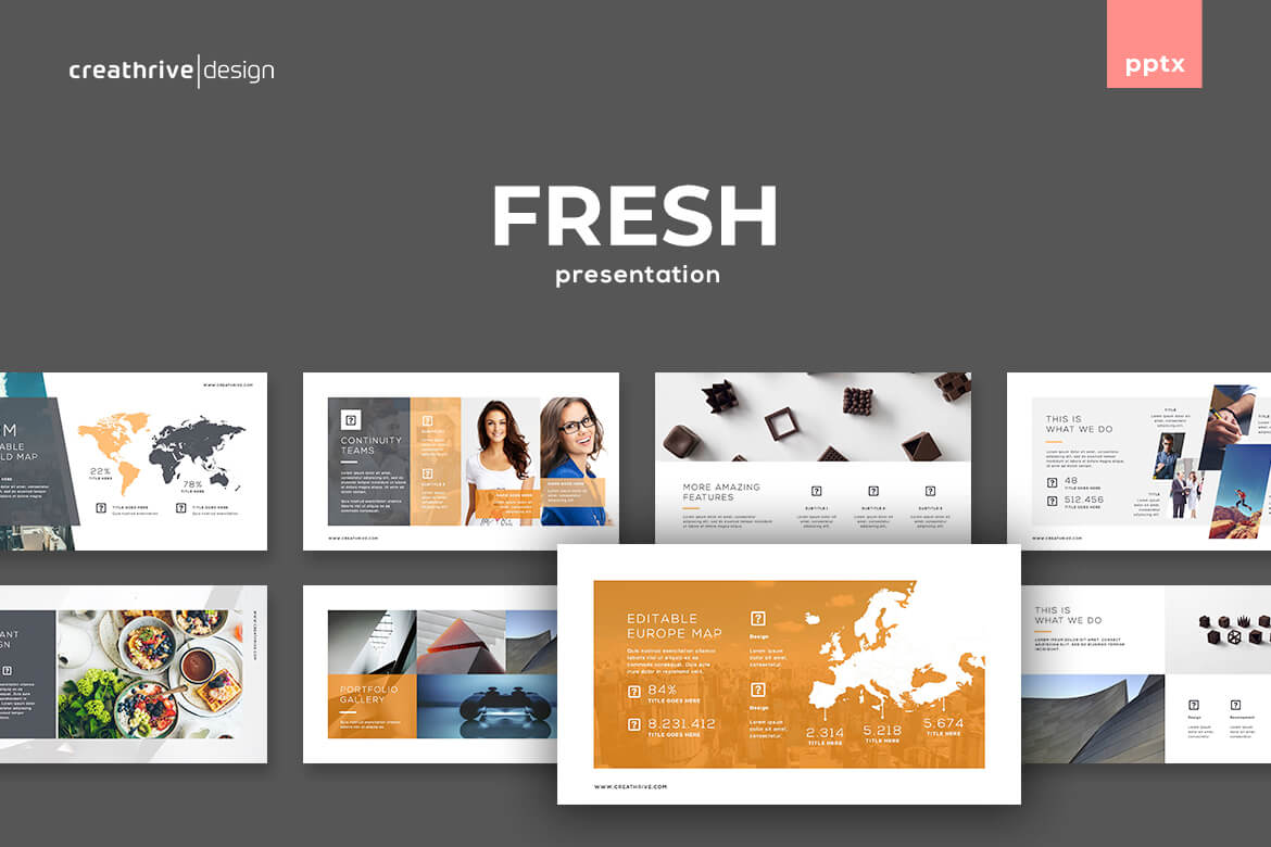 Template PowerPoint Segar untuk Presentasi Profesional