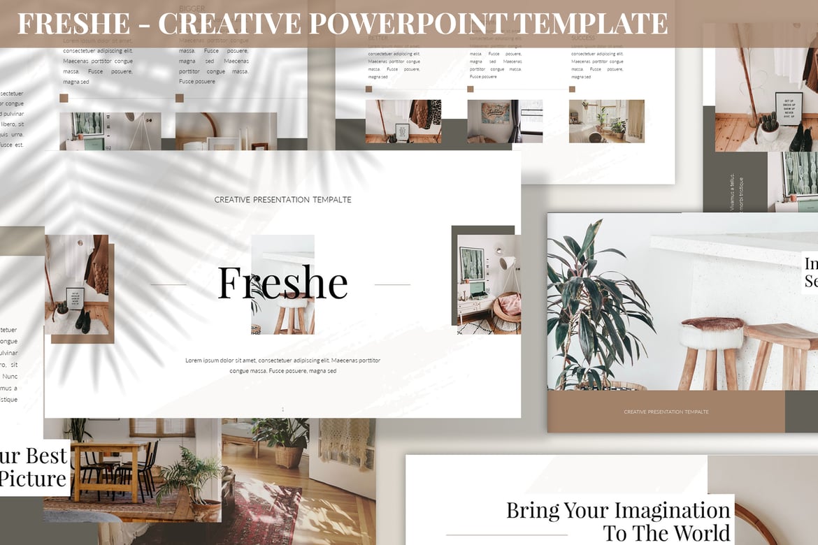 Freshe - Template Powerpoint Kreatif dan Menarik