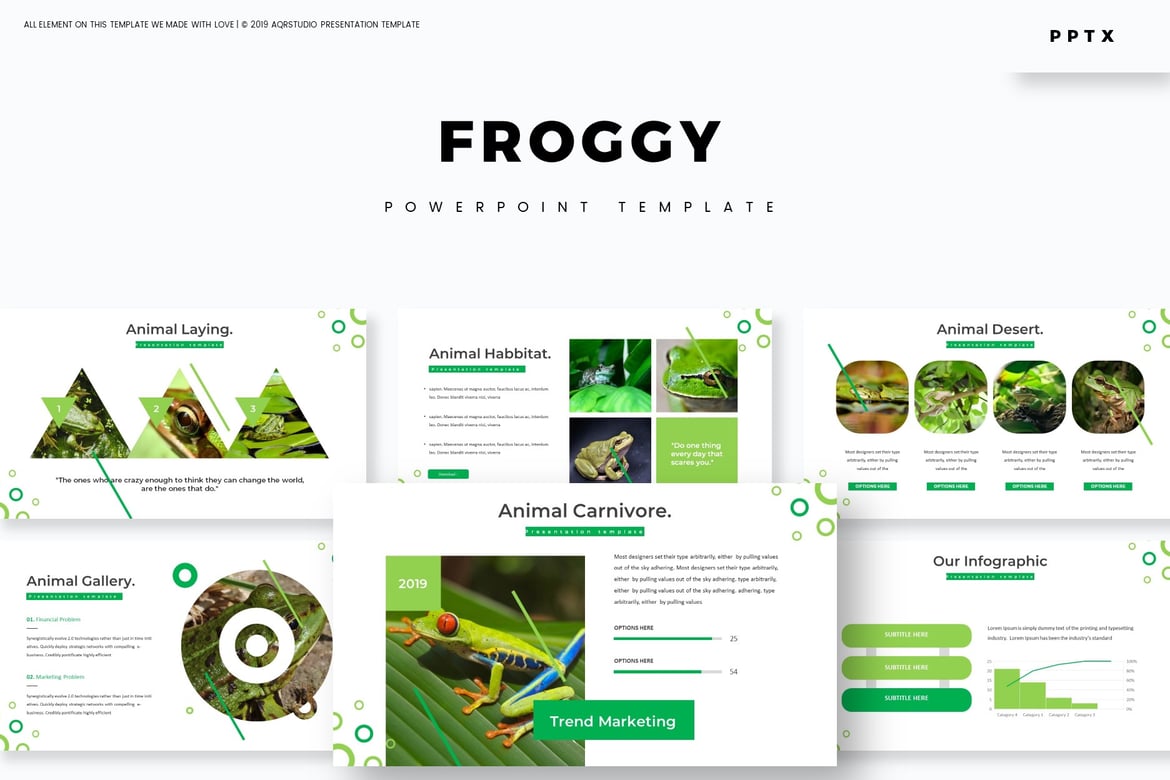 Froggy - Template PowerPoint Serbaguna