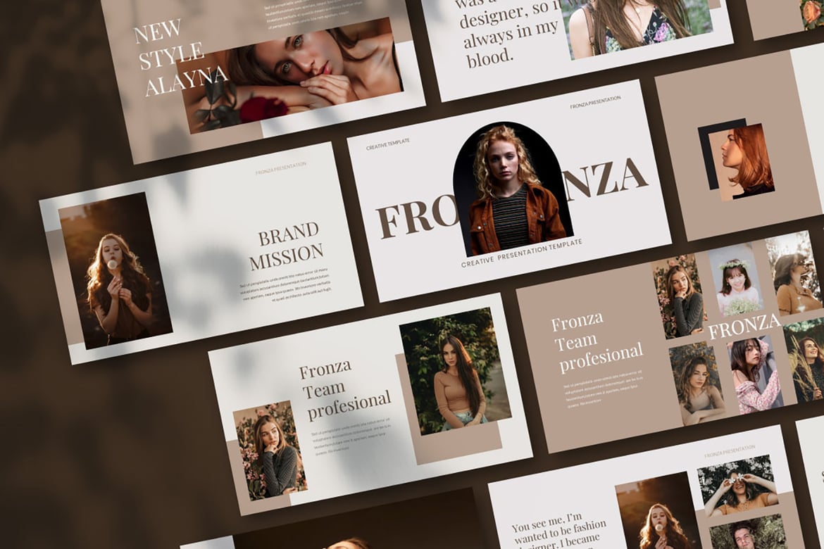 Template PowerPoint Fronza: Presentasi Modern dan Profesional