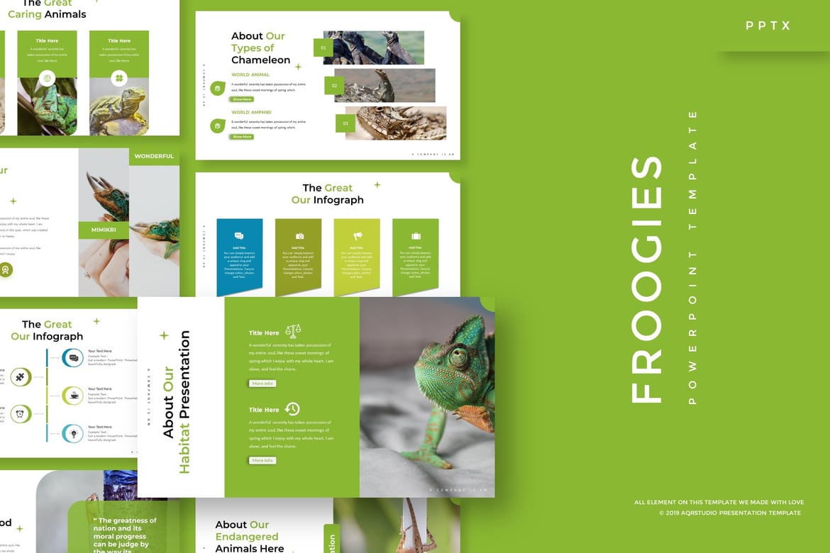 Froogies - Template PowerPoint Serbaguna