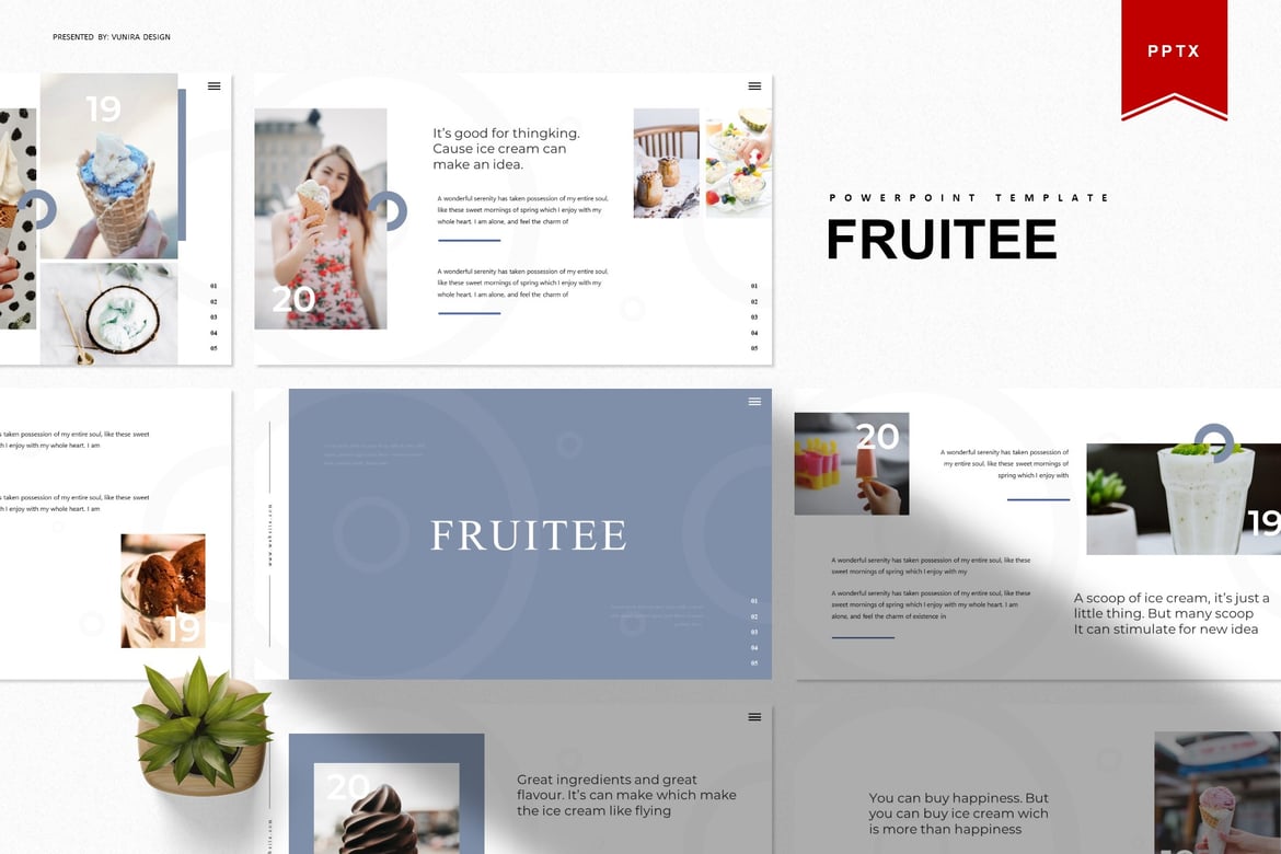 Fruitee: Template PowerPoint Menarik untuk Presentasi Anda