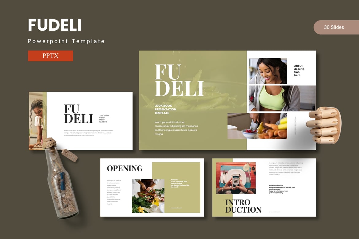 Template PowerPoint Fudeli - Presentasi Menarik dan Profesional
