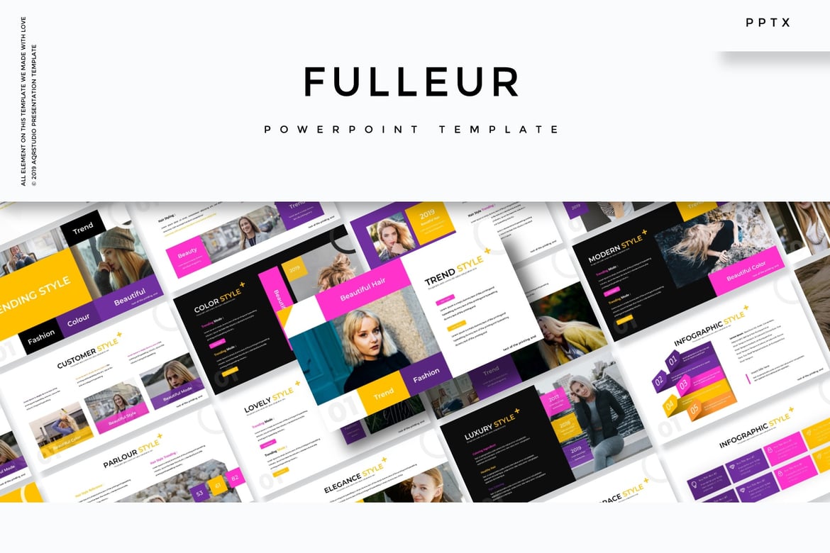 Fulleur - Template PowerPoint Multifungsi yang Menarik