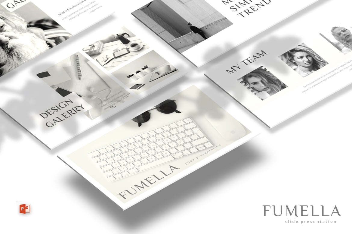 Fumella - Template PowerPoint Modern dan Kreatif