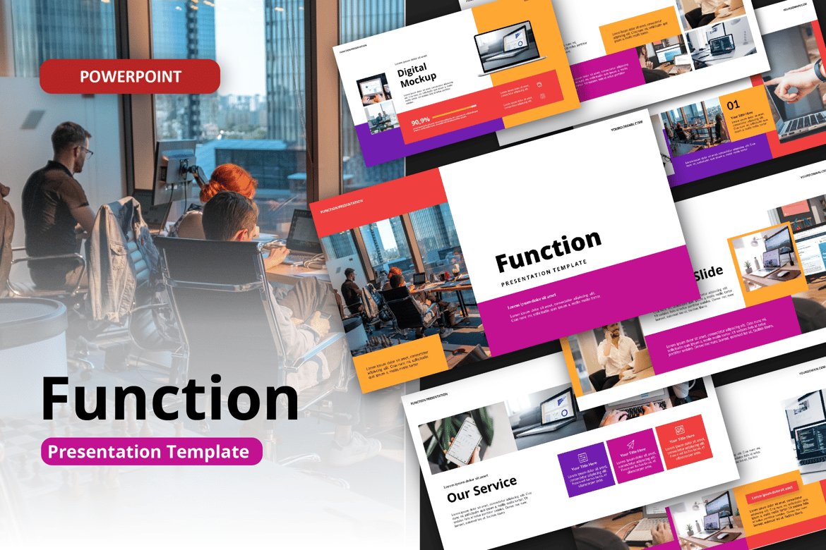 Template PowerPoint Multifungsi yang Elegan