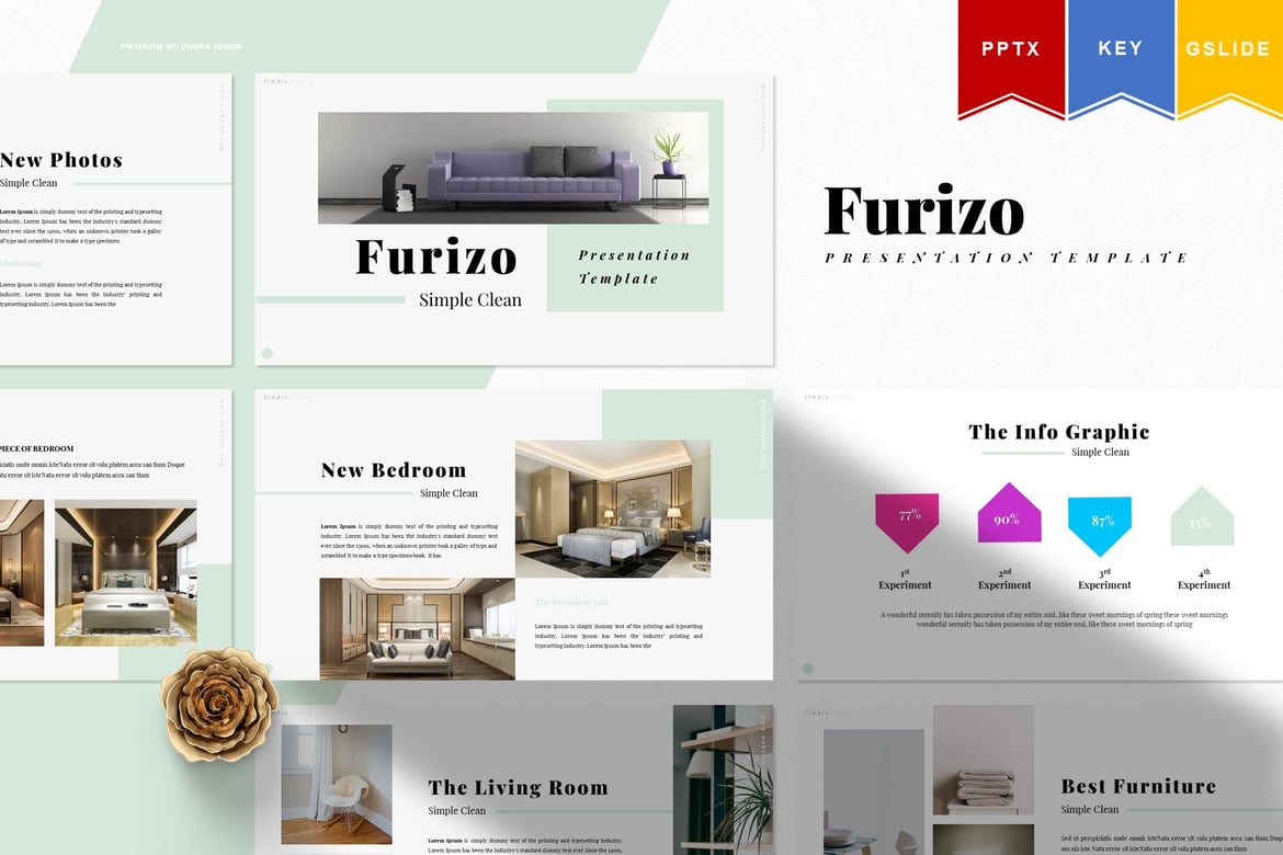 Template Presentasi Furizo untuk PowerPoint, Keynote, dan Google Slides - Solusi Kreatif untuk Semua Kebutuhan Anda