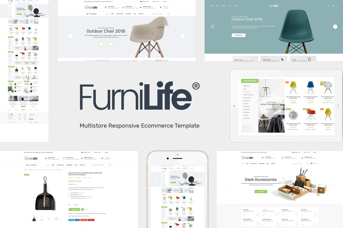 Furnilife - Tema WordPress WooCommerce untuk Toko Furniture Modern