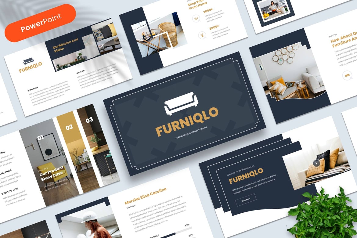 Furniqlo - Template Presentasi Furniture yang Menarik