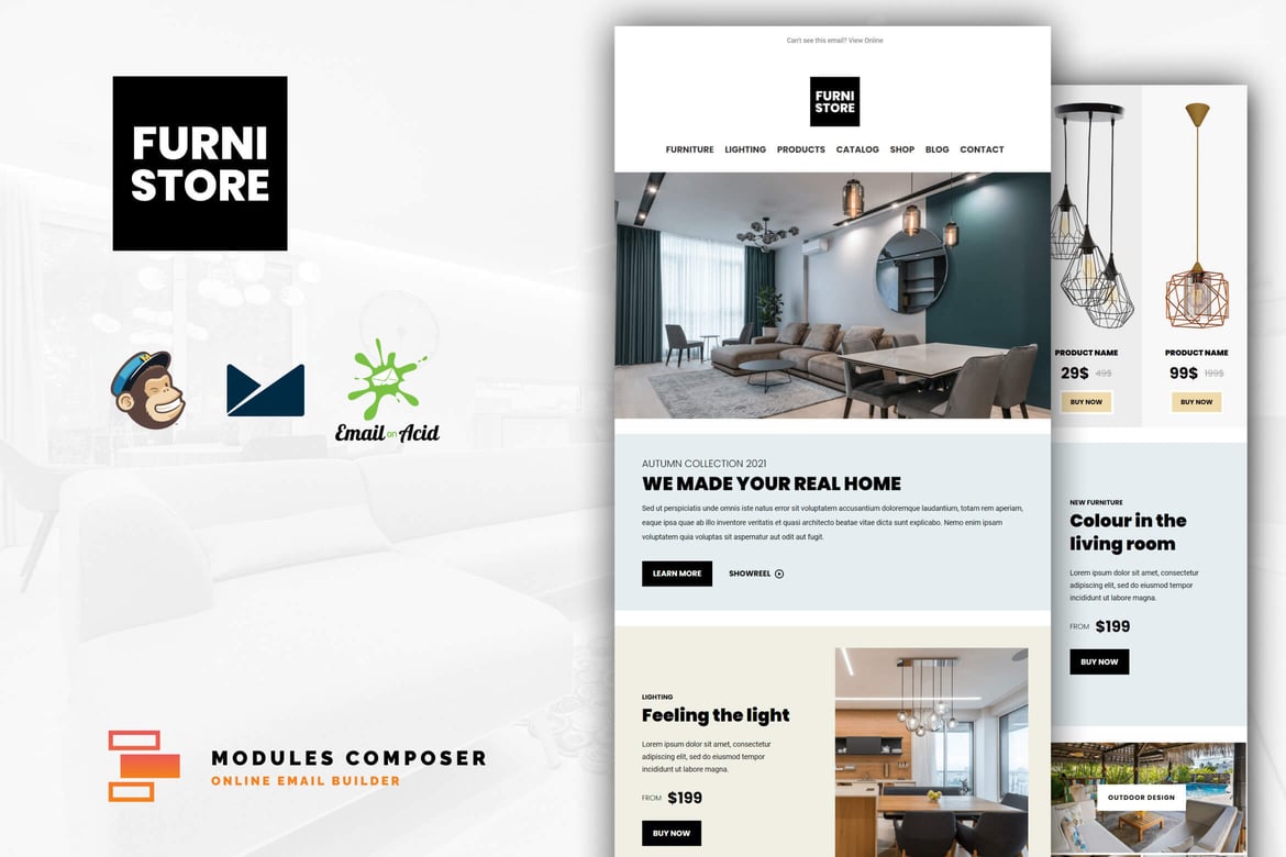 Furnistore - Template Email Responsif untuk E-Commerce