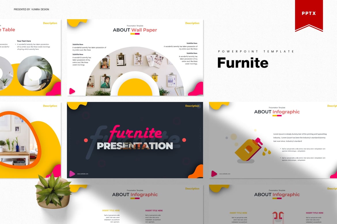 Template Powerpoint Furnite | Solusi Presentasi Profesional