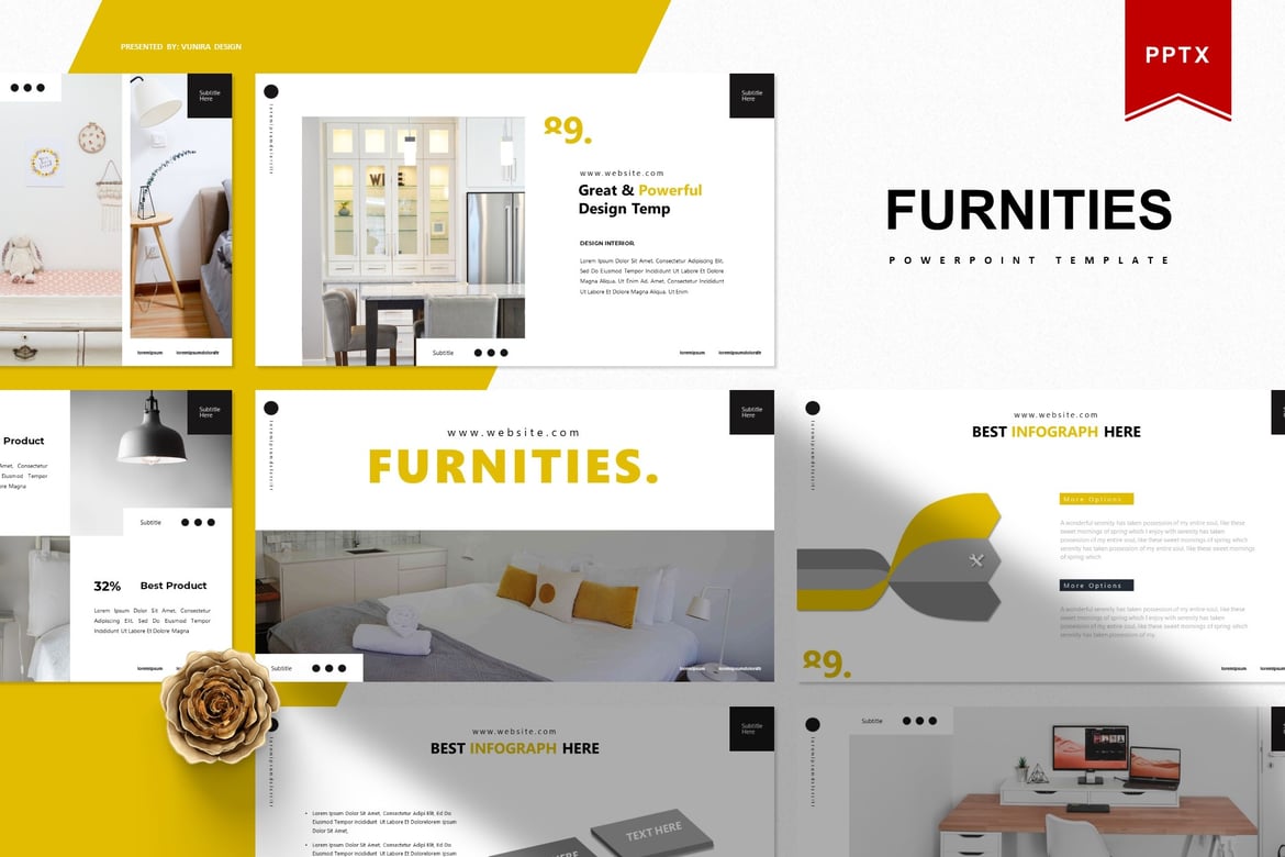 Furnities | Template Presentasi PowerPoint yang Menarik