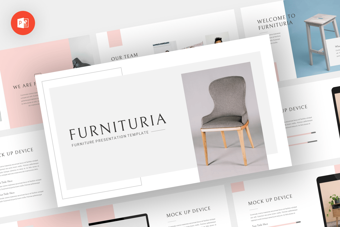 Furnituria - Template Powerpoint Furniture Modern dan Profesional