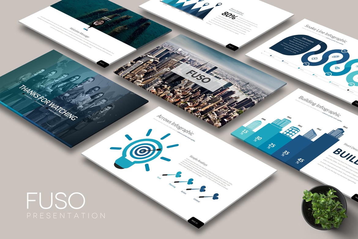 Template Powerpoint FUSO: Presentasi Kreatif dan Menarik