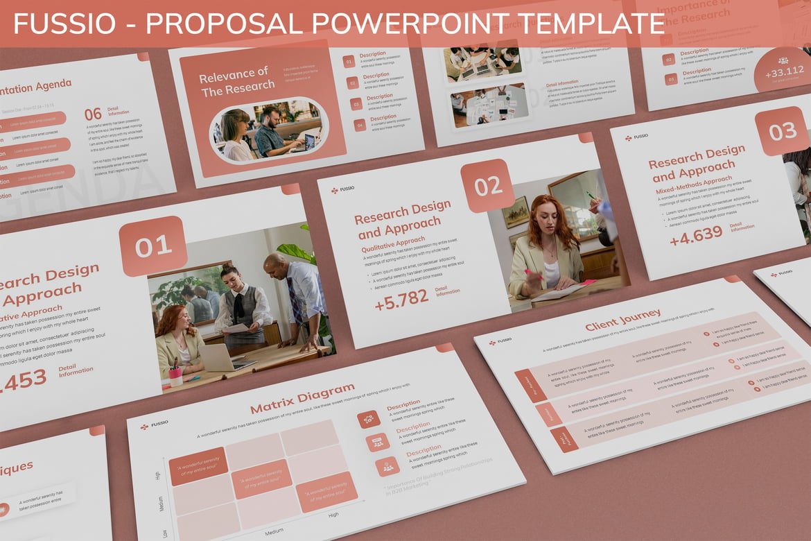 Template Presentasi Fussio - Solusi Profesional untuk Proposal Anda
