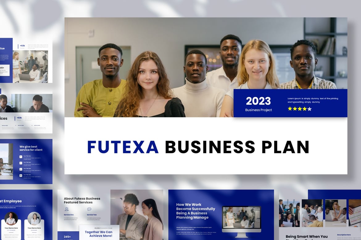 Futexa - Template Presentasi PowerPoint Profesional untuk Bisnis Anda