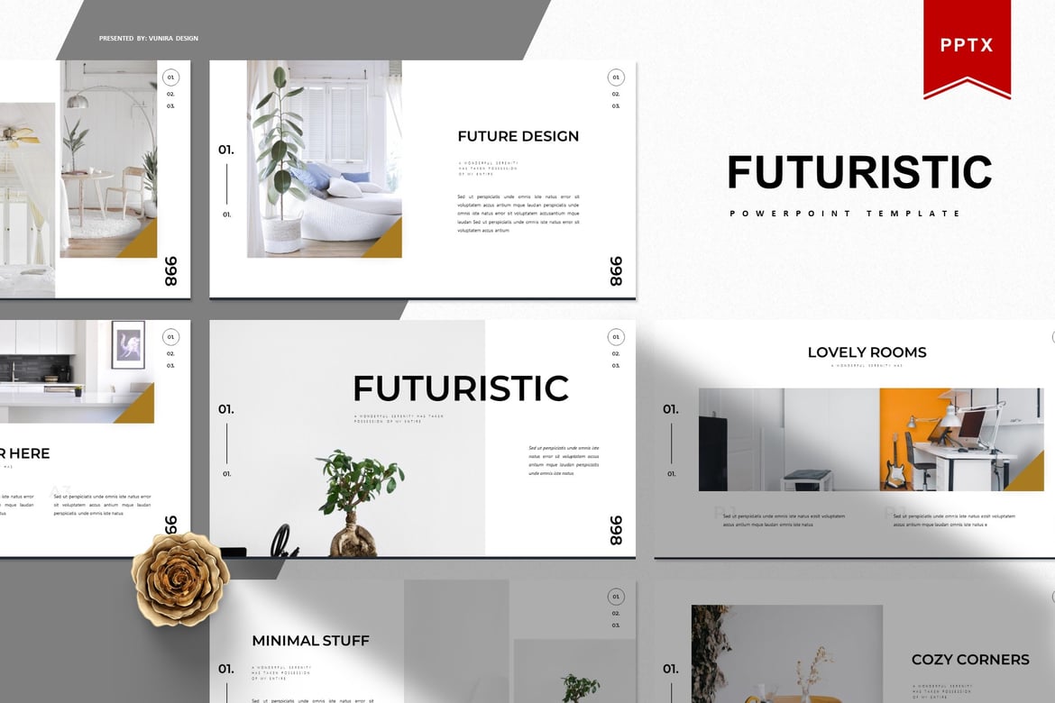 Template Presentasi Futuristik | PowerPoint yang Menarik