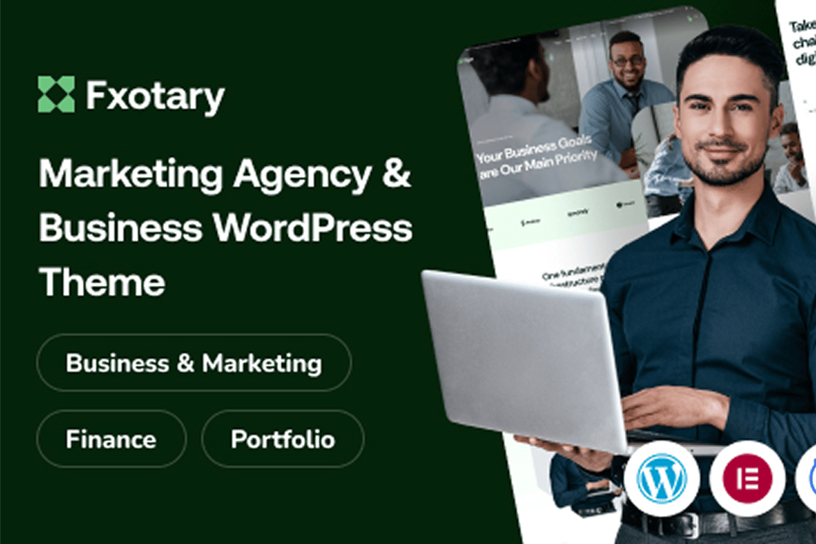 Fxotary – Tema WordPress Modern untuk Agensi Digital Anda
