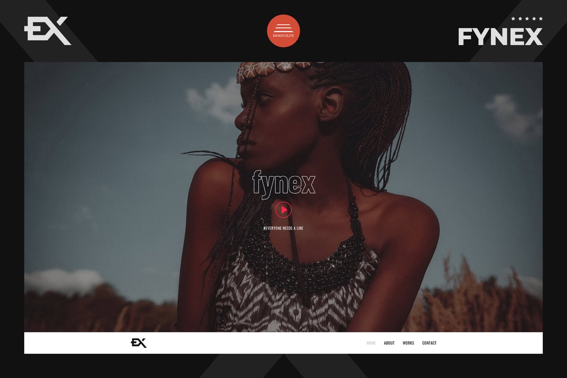 Fynex - Template Website Kreatif untuk Halaman Segera Hadir