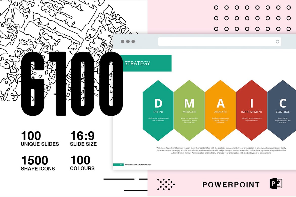 Template Powerpoint G100: Presentasi Modern yang Kuat dan Serbaguna