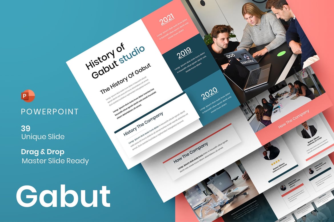 Gabut – Template PowerPoint Bisnis yang Modern dan Fleksibel