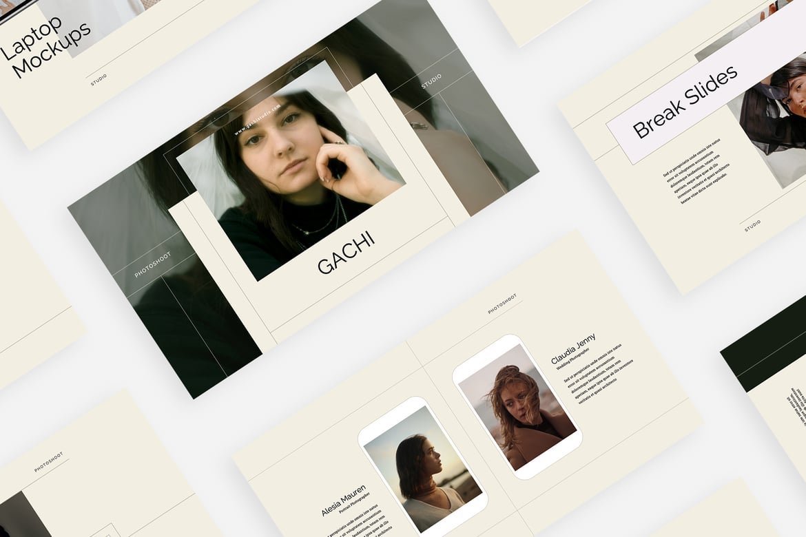 Template Presentasi Powerpoint Gachi - Desain Kreatif dan Profesional