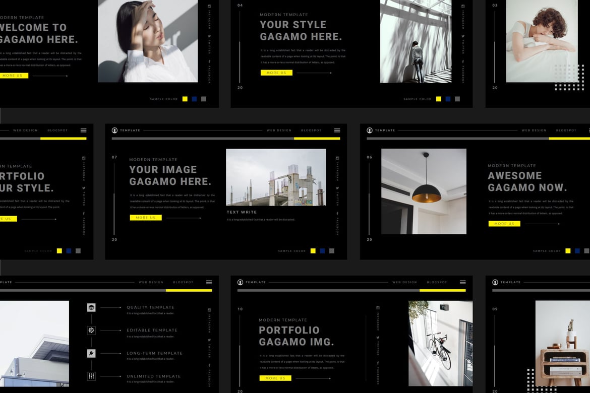 Template Powerpoint GAGAMO yang Menarik dan Profesional