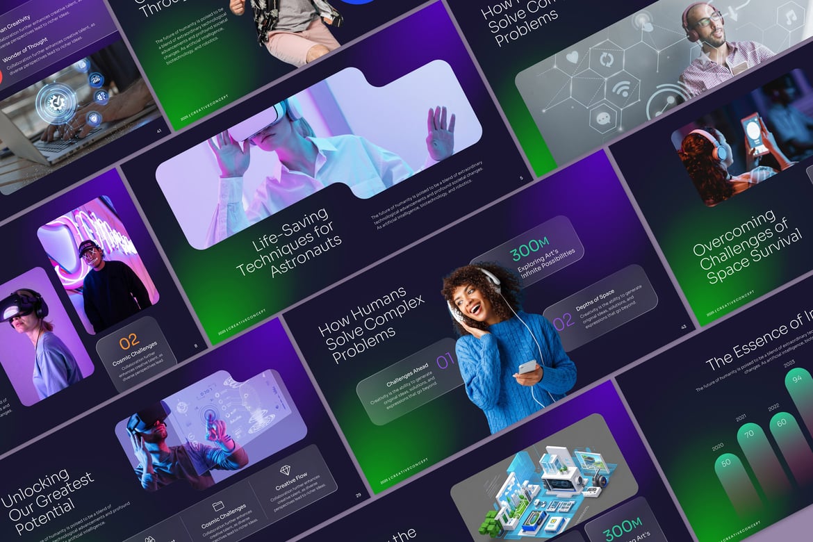 Template Presentasi Galaxy: Solusi Kreatif untuk Presentasi Anda