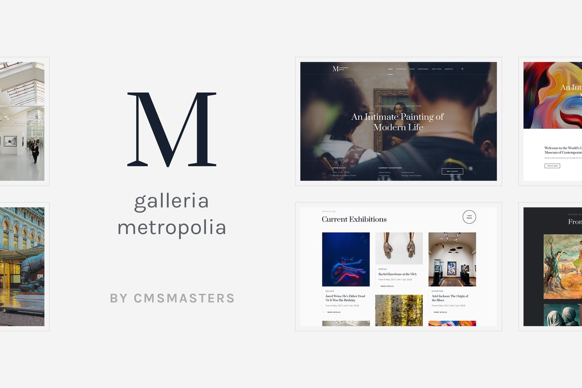 Galleria Metropolia - Tema WordPress untuk Museum dan Galeri Seni