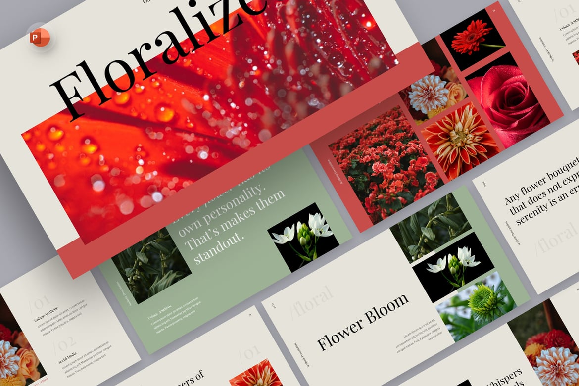 Template PowerPoint Galeri yang Menarik dan Profesional