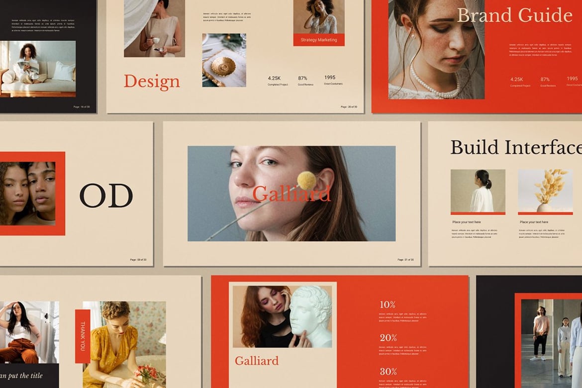 Template PowerPoint Galliard: Solusi Presentasi Serbaguna