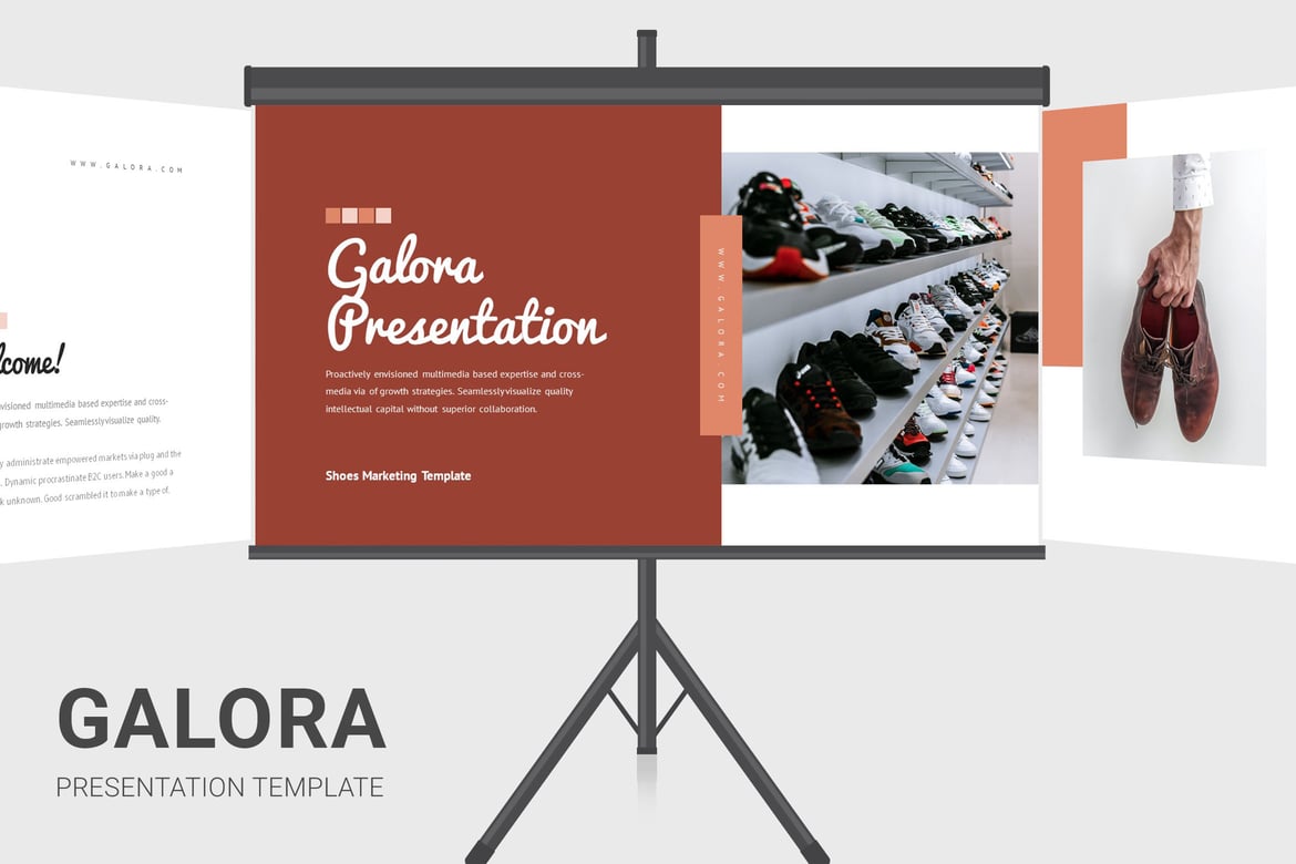 Template Presentasi PowerPoint Galora - Solusi Profesional untuk Bisnis