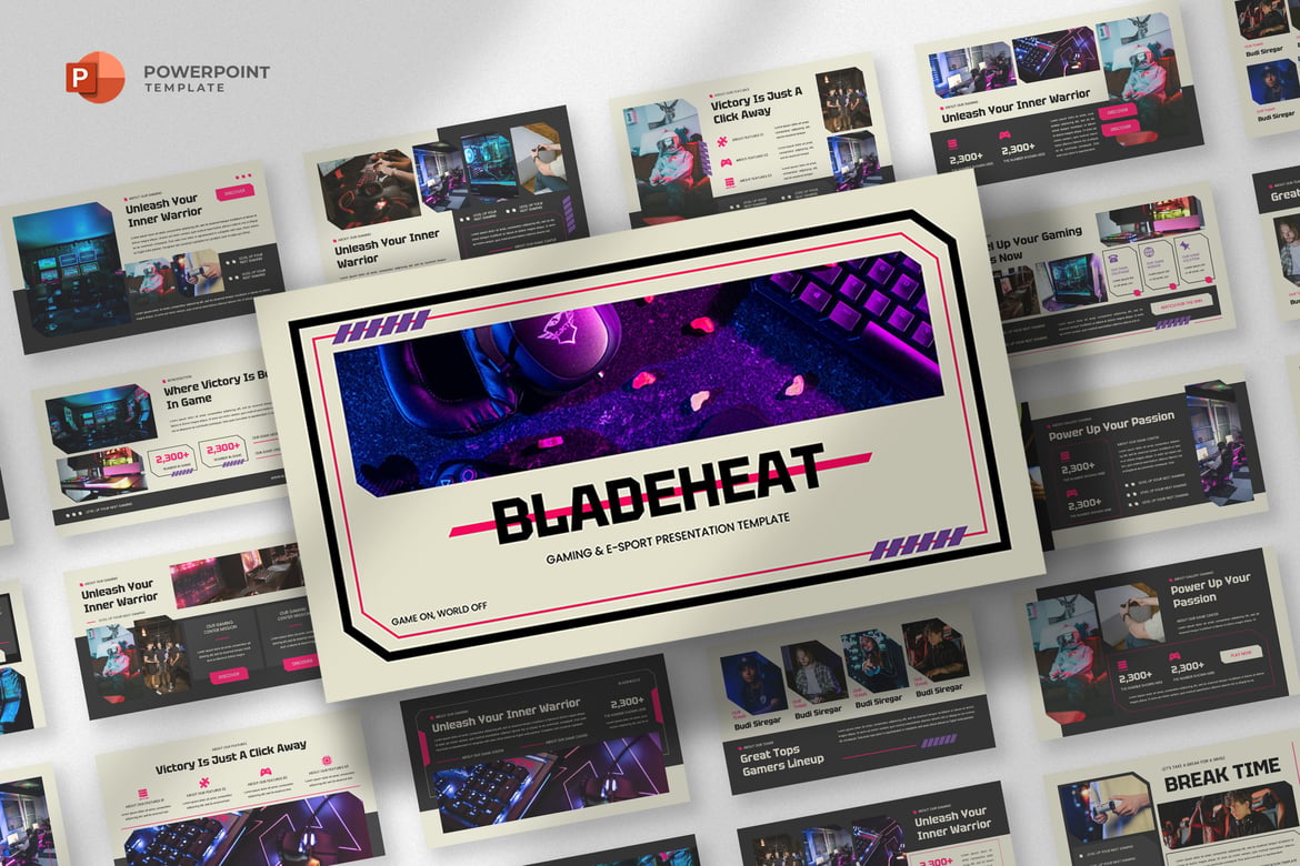 Template Powerpoint eSports untuk Presentasi Gaming yang Menarik